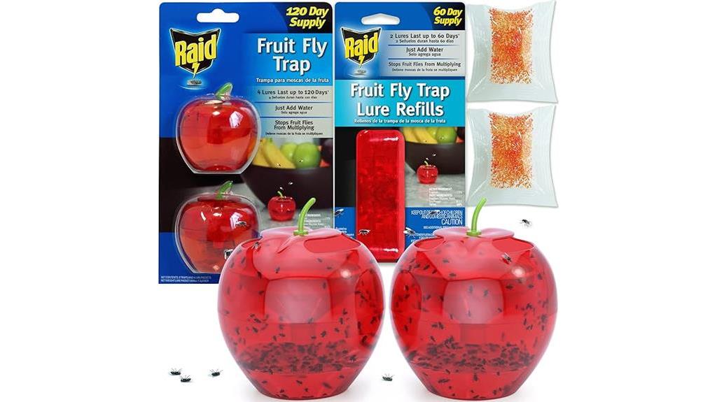 fruit fly trap effectiveness