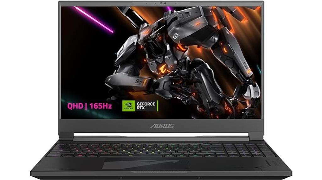 gaming laptop with power