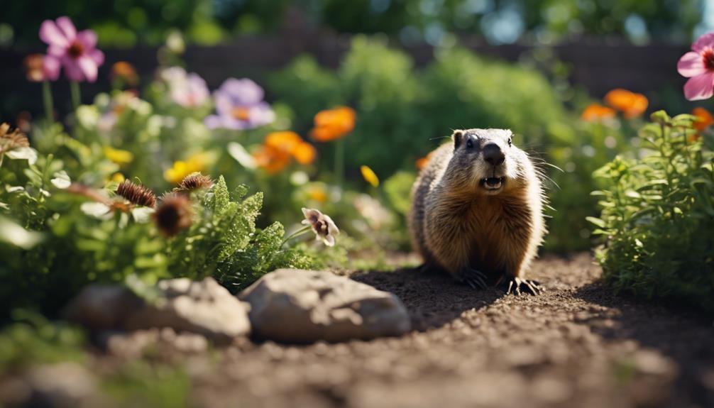 groundhog repellents for gardens