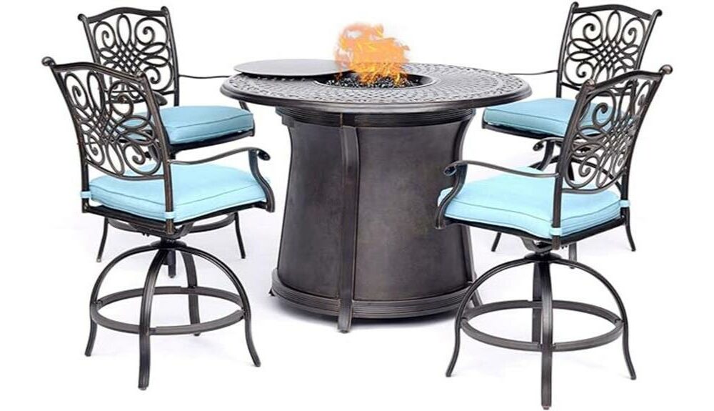hanover high dining set review
