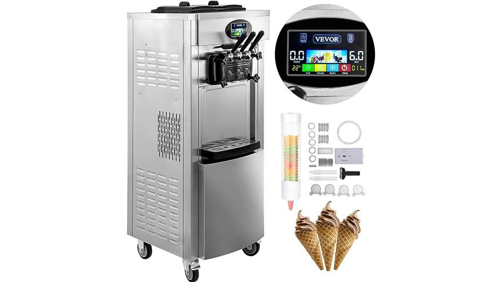 ice cream machine evaluation