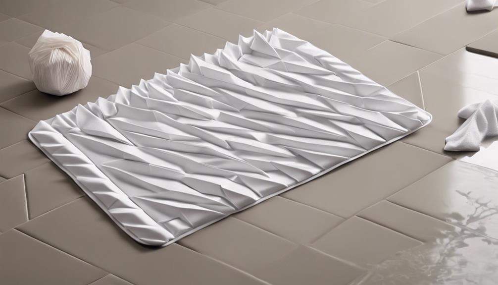 luxurious bathroom experience mats