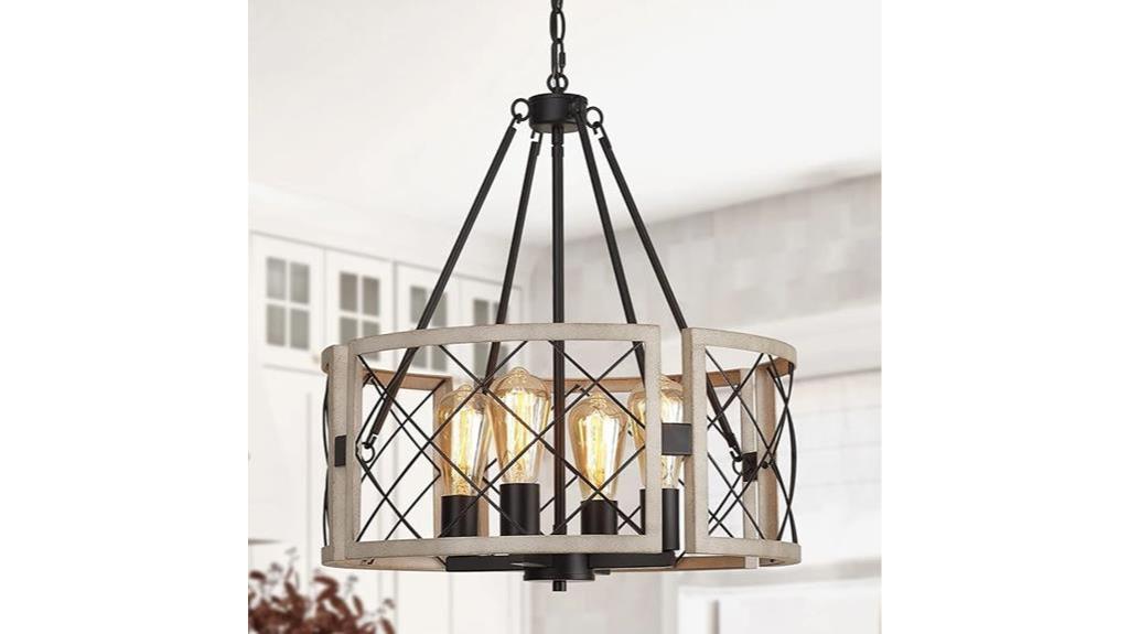 modern farmhouse chandelier review