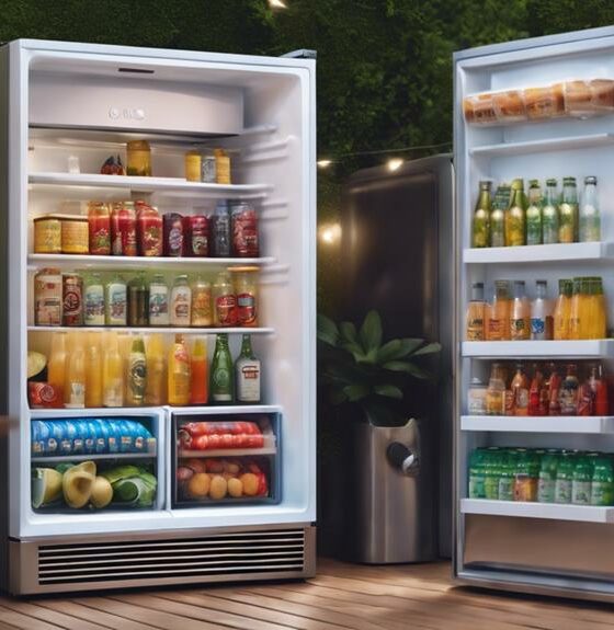 outdoor fridges for entertaining