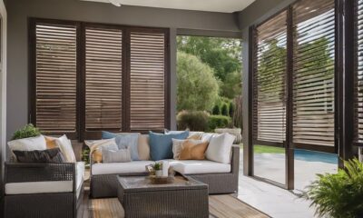 outdoor living space shutters