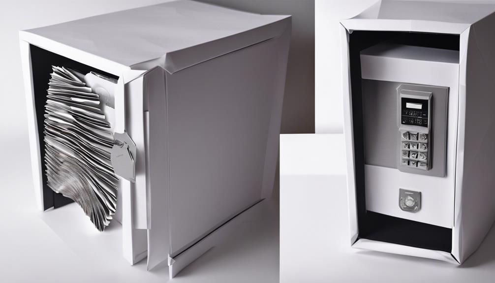 protect valuables with safes