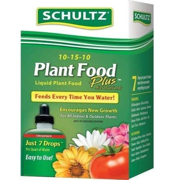 schultz plant food efficiency