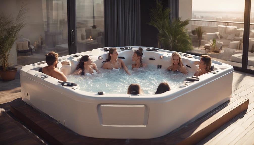 selecting a 4 person hot tub