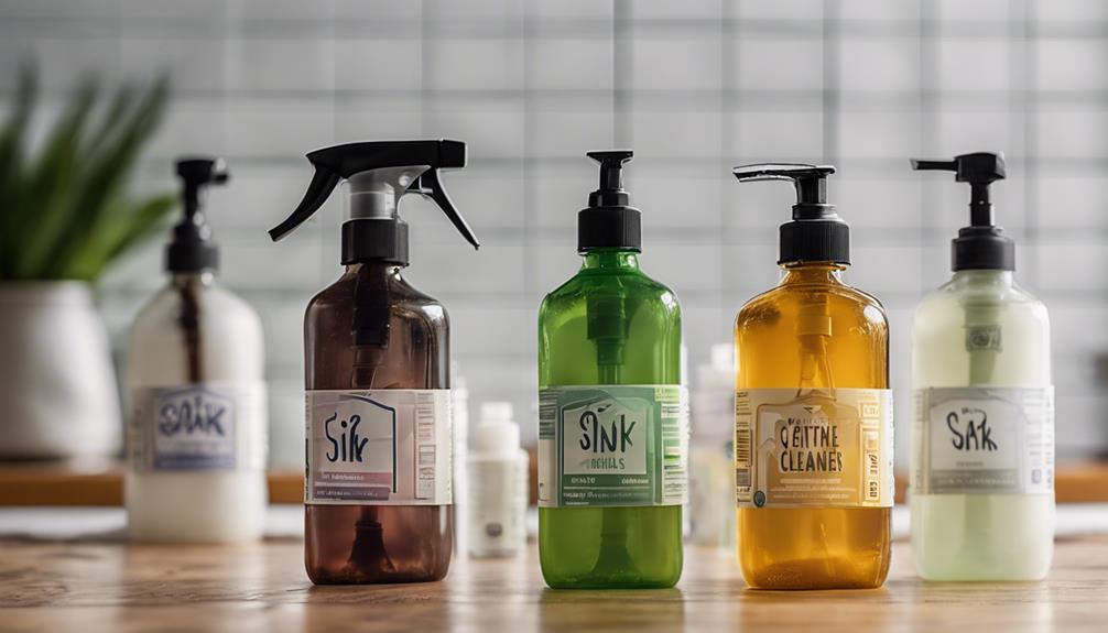 selecting the right sink cleaner