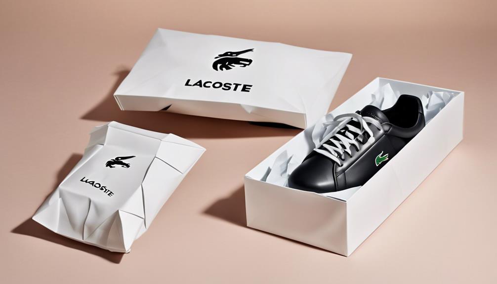 sleek sneaker packaging design