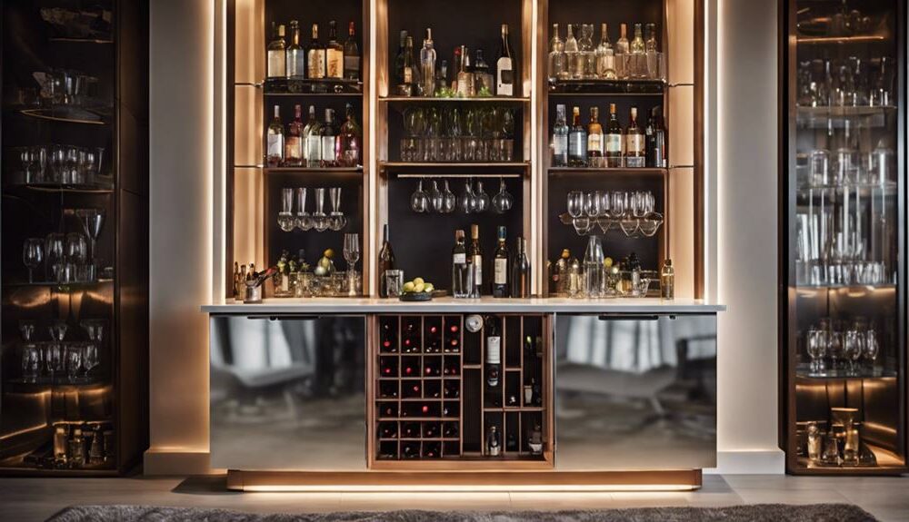 stylish bar cabinets for entertainment