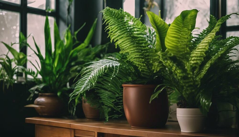 thriving indoor plants in shade