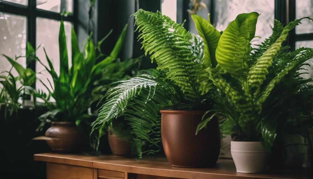 thriving indoor plants in shade