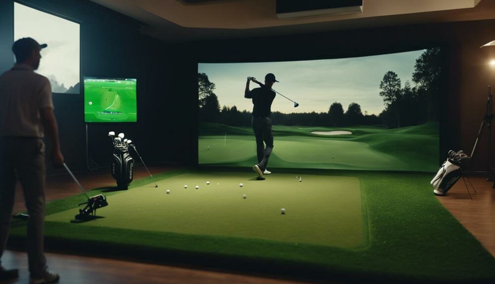 top indoor golf monitors