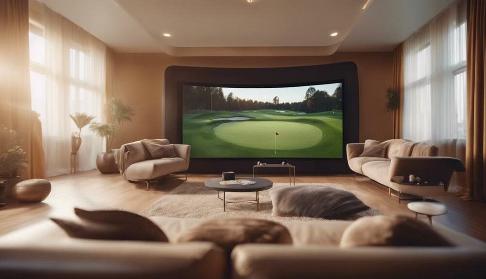 top indoor golf simulators