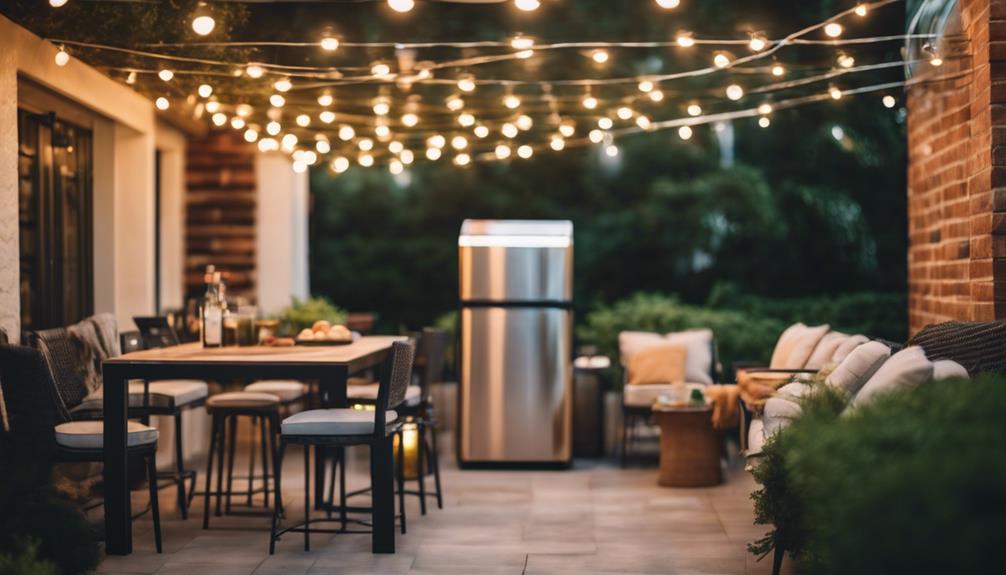 top rated outdoor bar fridges