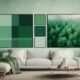 vibrant green home decor