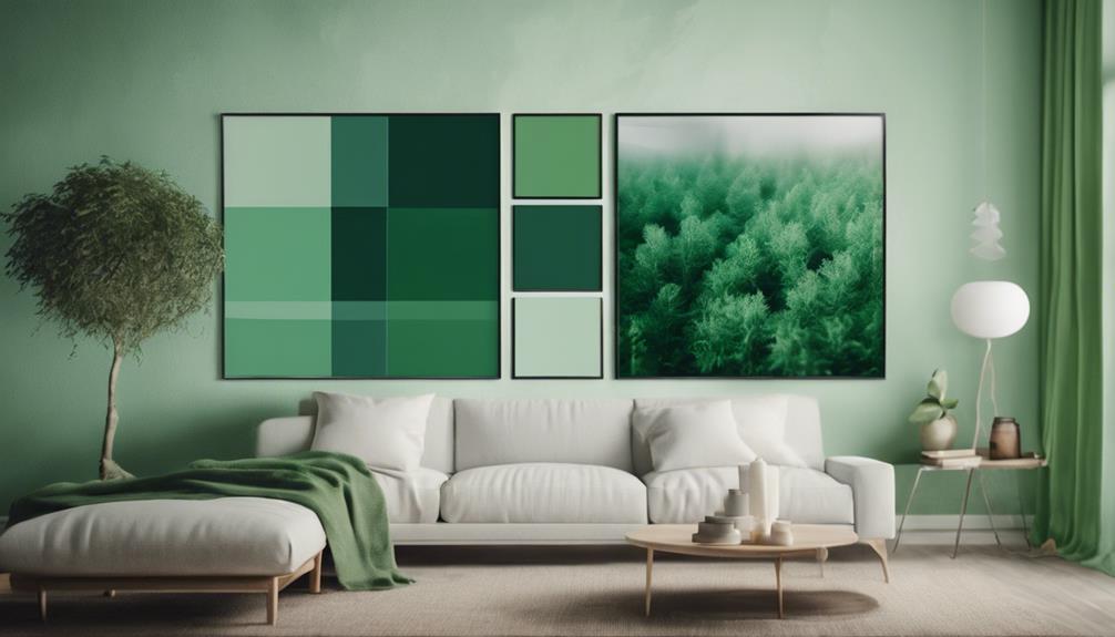 vibrant green home decor