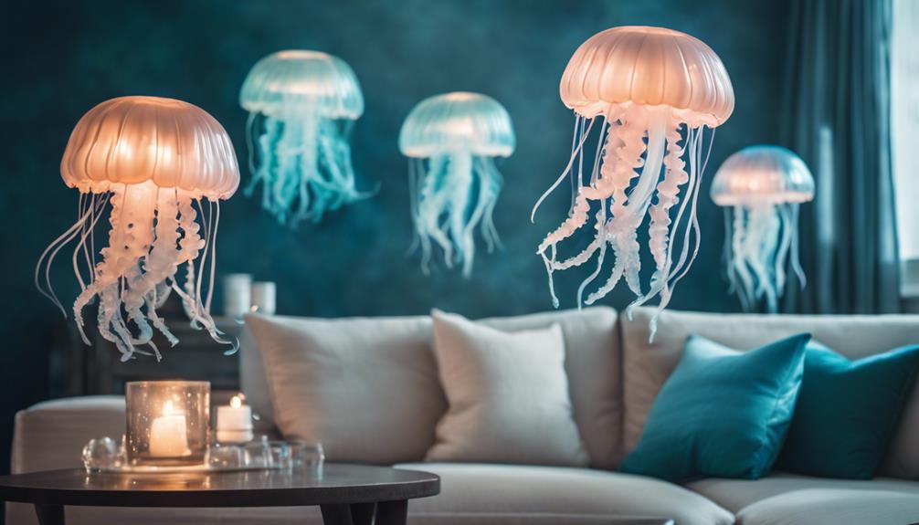 ocean inspired jellyfish decor ideas