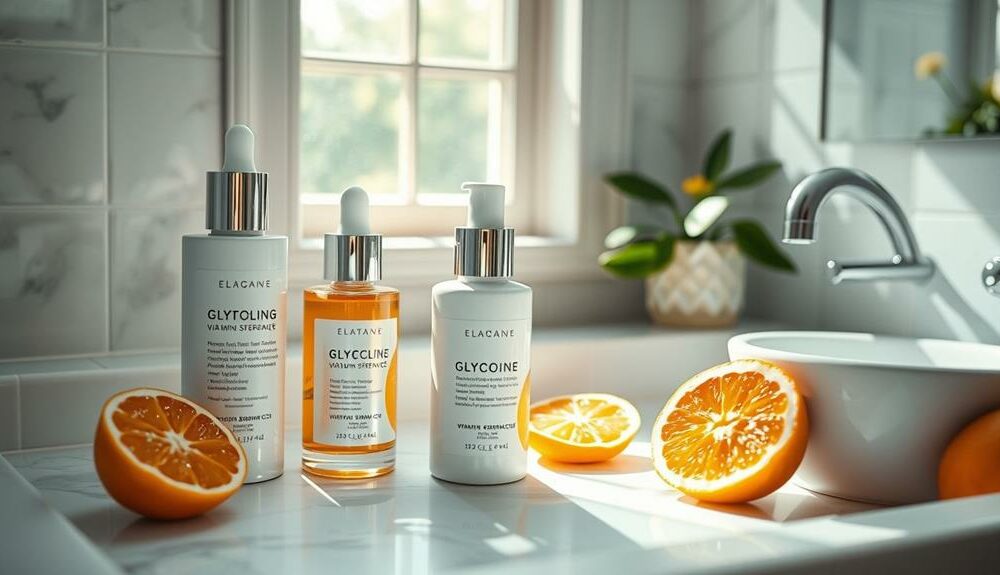 radiant skin glycolic products