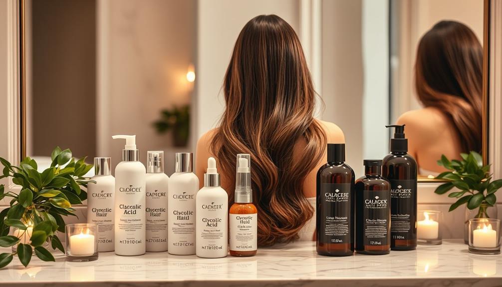 transformative glycolic acid hair products