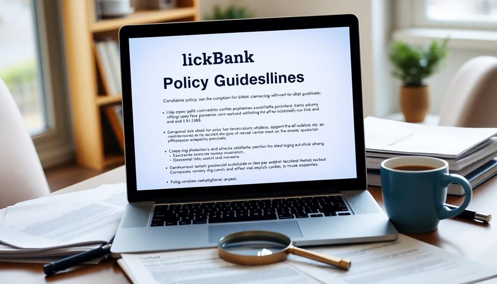 adherence to clickbank guidelines