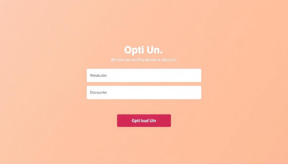 effective opt in form design