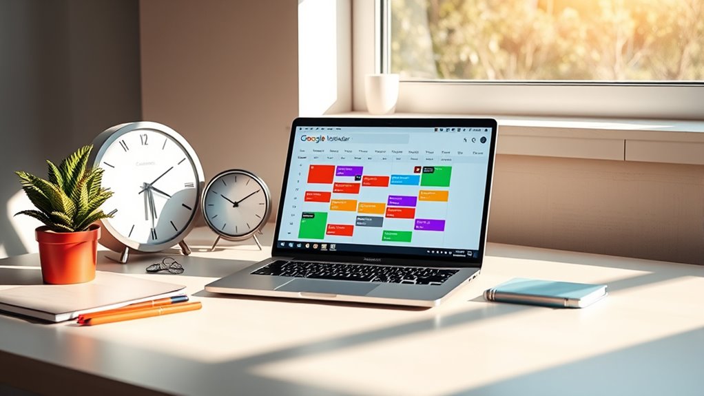 organize schedules with google