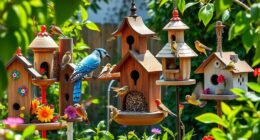 attract birds to gardens