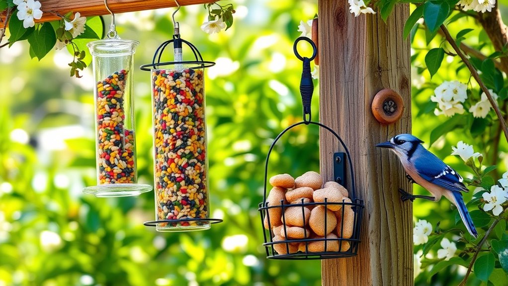 choosing backyard bird feeders