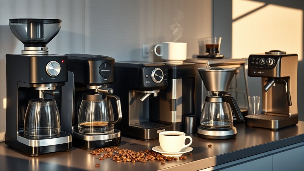 coffee makers with grinders