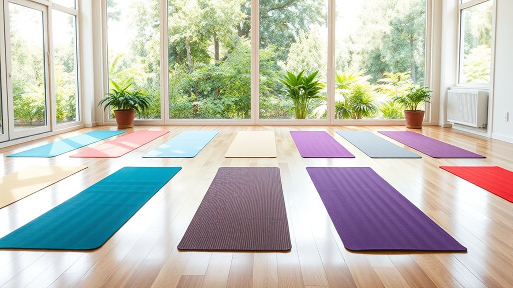 comfortable yoga mats selection