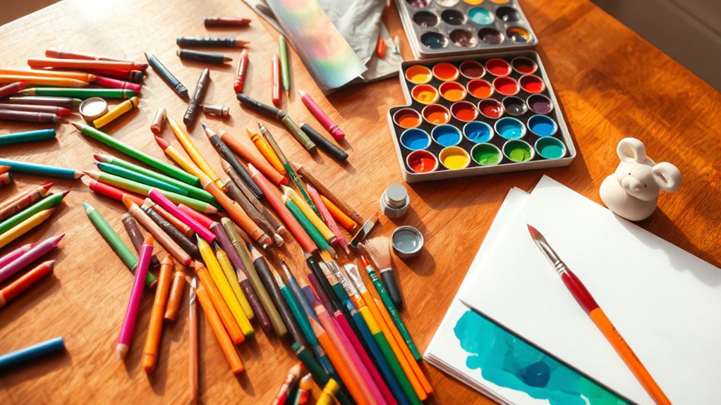 creative art supplies for kids