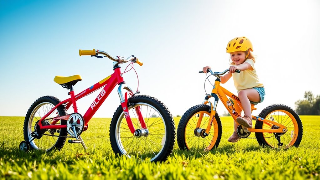 kids bikes with training wheels