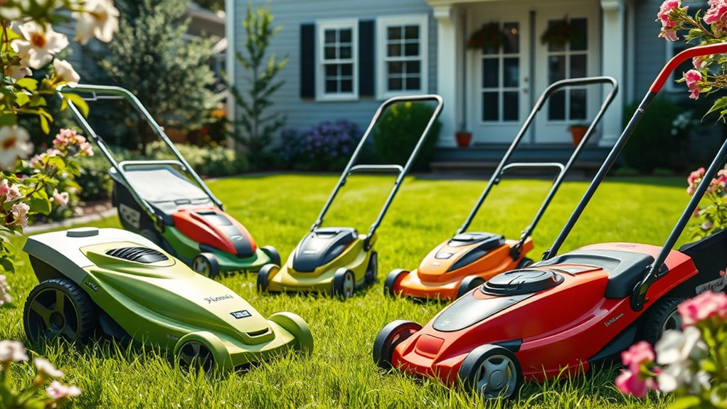 small yard lawn mowers