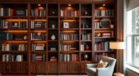 stylish and functional bookshelves