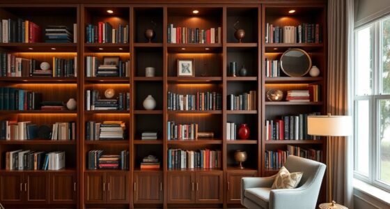 stylish and functional bookshelves