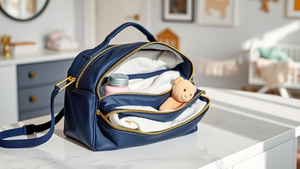 stylish and functional diaper bags