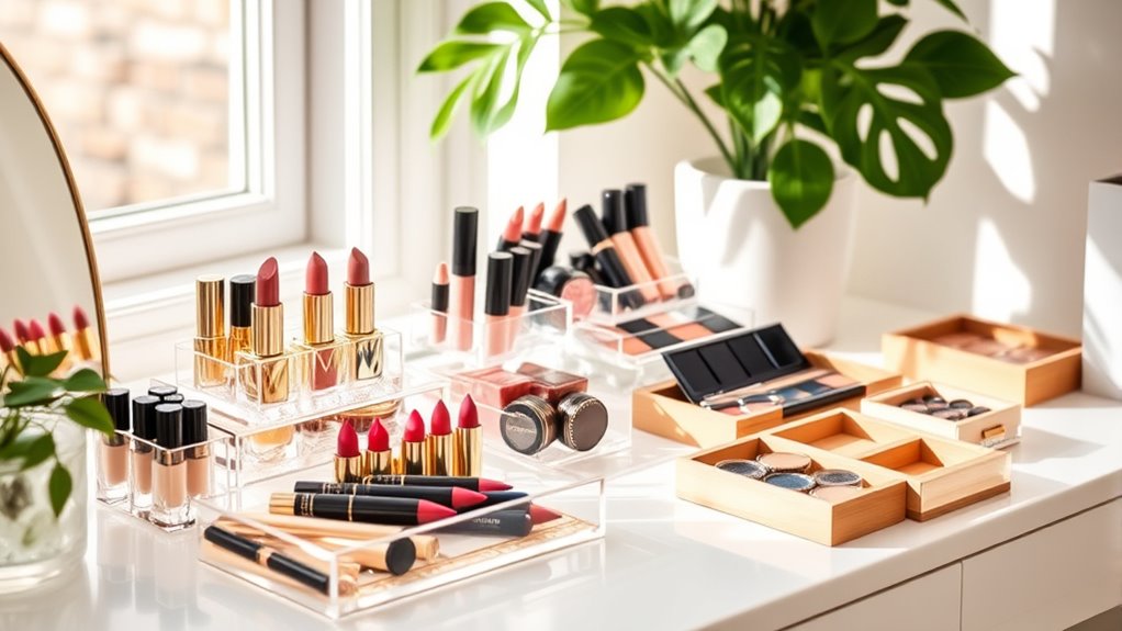 stylish makeup organizer solutions
