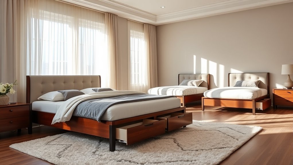 stylish space saving bed frames