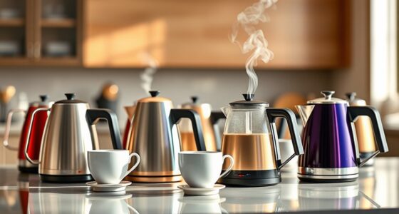 temperature controlled electric kettles