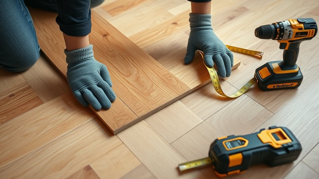 A Beginner’s Guide to DIY Flooring (Installing Floors) 3 accurate measurement proper tools