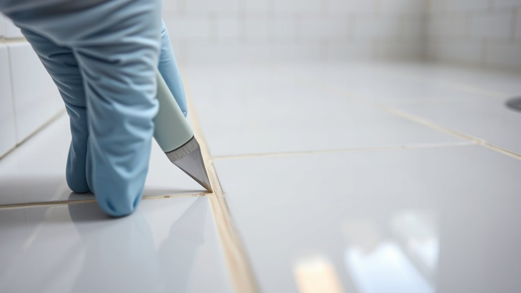 apply grout evenly carefully