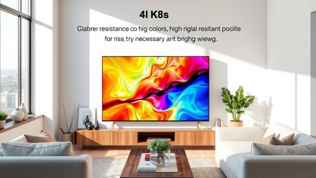 15 Best 4K TVs for Bright Rooms That Deliver Stunning Clarity 33 bright glare resistant display