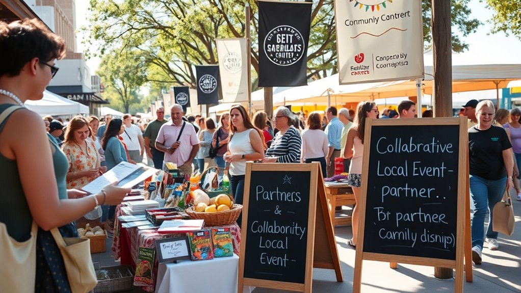 build local business partnerships