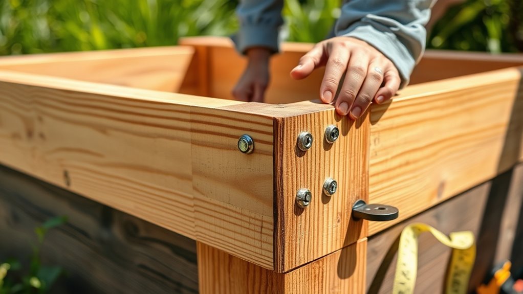 How to Build a Raised Garden Bed 7 build sturdy reinforced frame