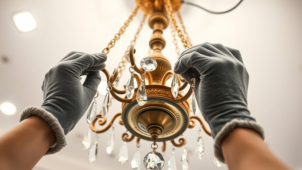 How to Safely Replace a Light Fixture 5 careful fixture removal process
