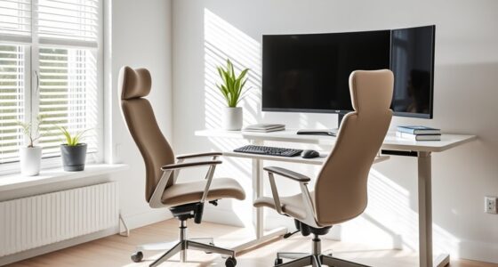 create an ergonomic workspace