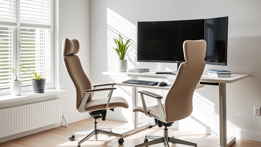 create an ergonomic workspace