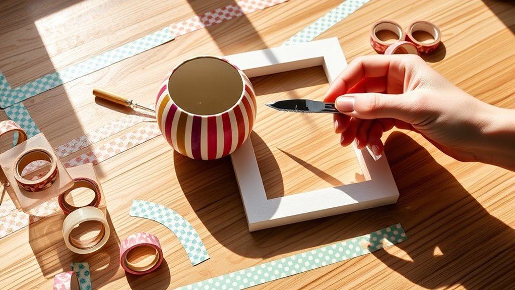 creative washi tape decor